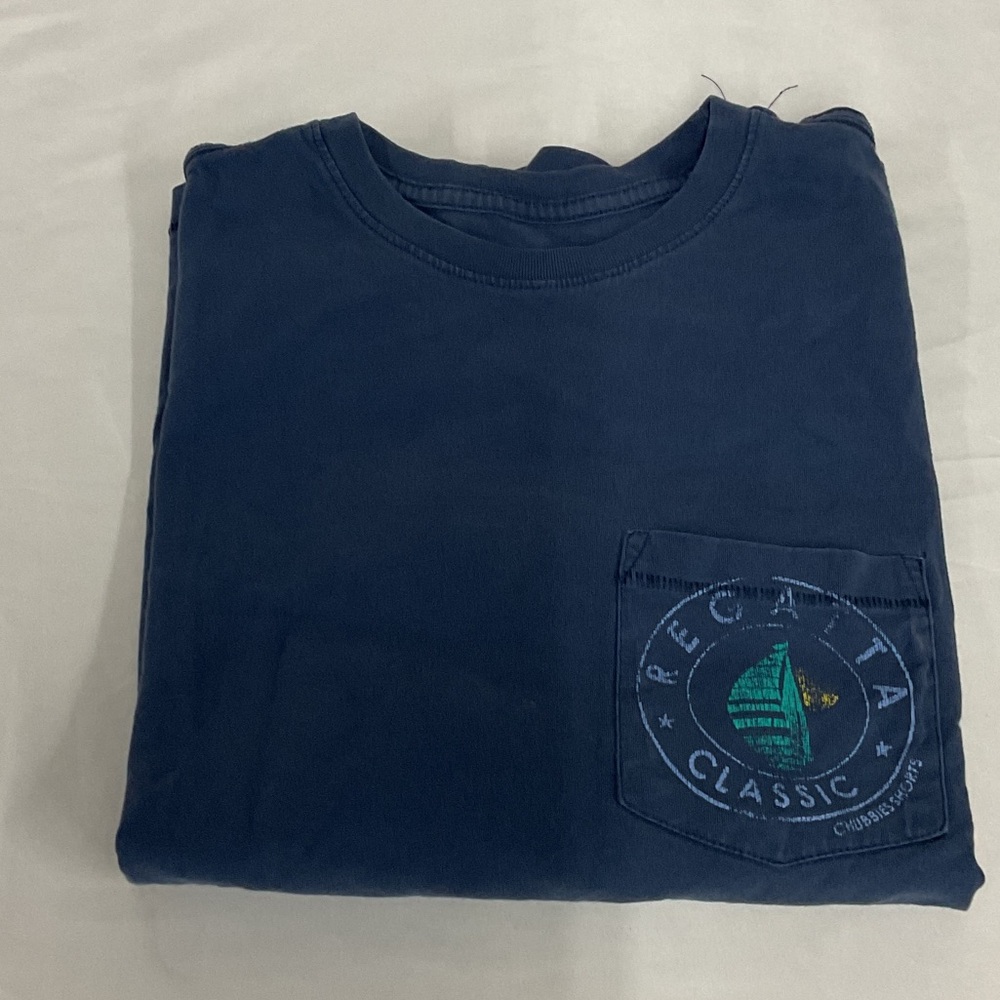 Mens Chubbies short sleeve Tee with Green Logo